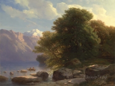 londongallery/alexandre calame - the lake of thun